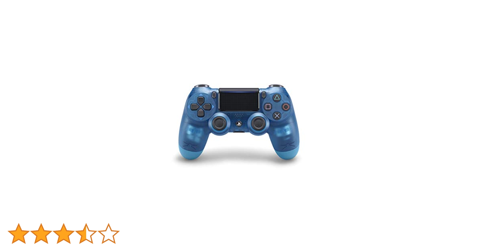 New Sony Dualshock 4 V2 Translucent Blue Crystal Controller
